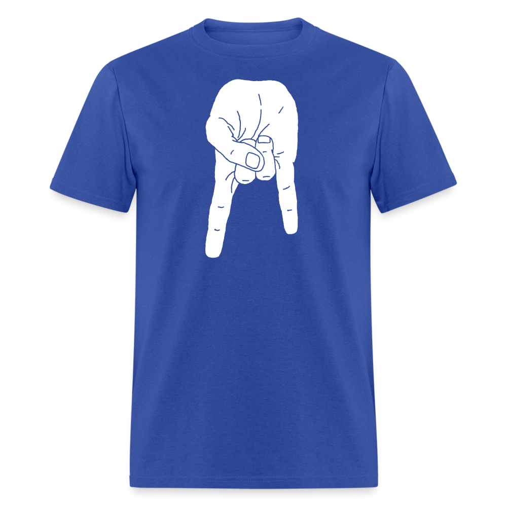 The 🤘⬇️ Tee - royal blue