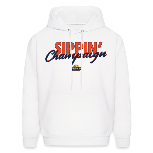 The Sippin' Champaign Hoodie - white