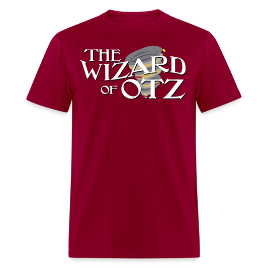 The Wizard of Otz Tee - dark red