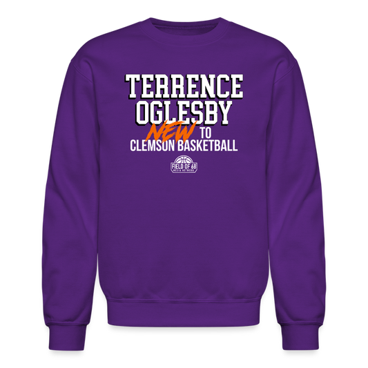 The New To Basketball Crewneck - purple
