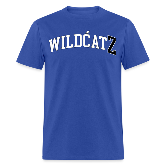 The WildćatZ Tee (Blue) - royal blue