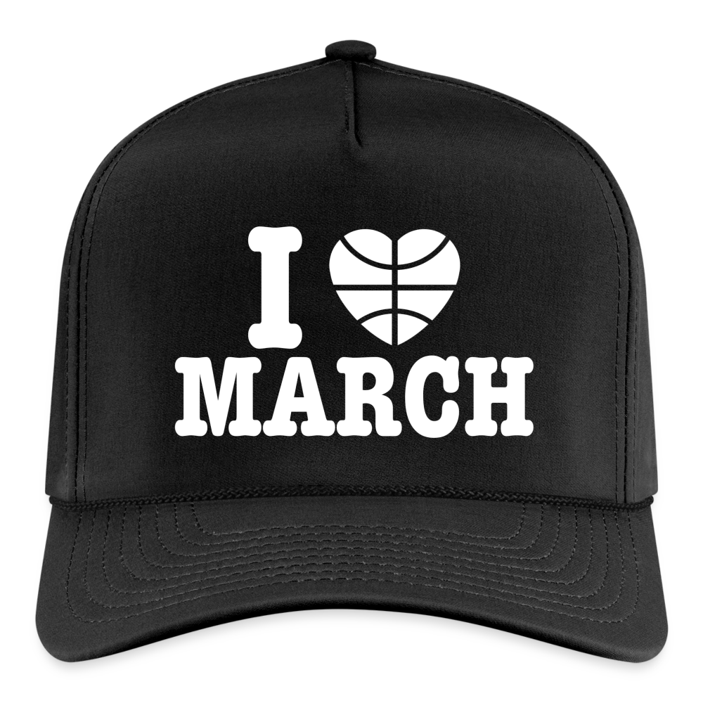 The I Love March Rope Cap - black/black