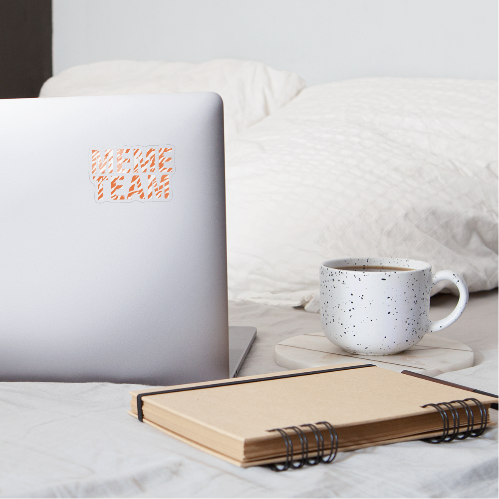 The Meme Team Sticker - transparent glossy