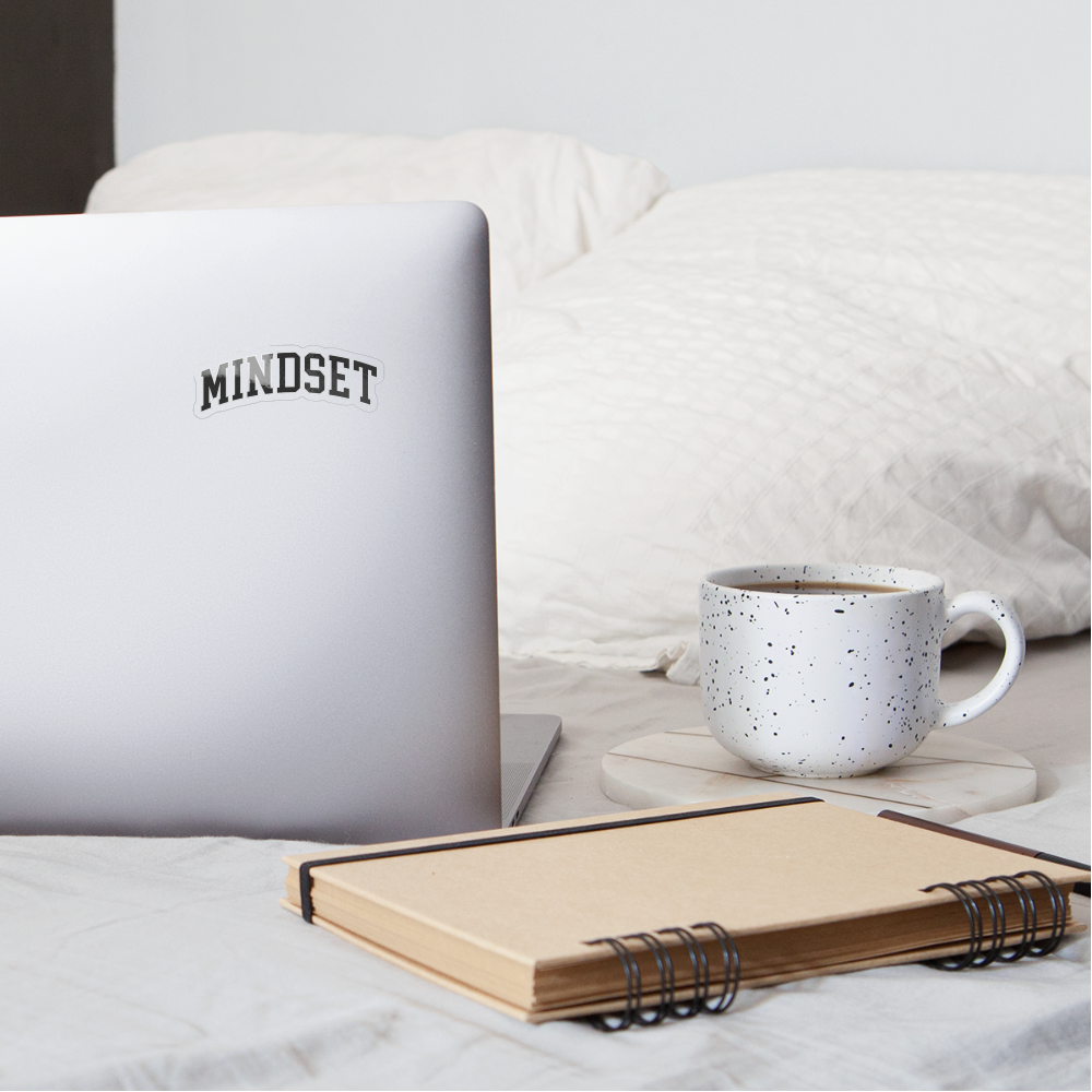 The Mindset Sticker - transparent glossy