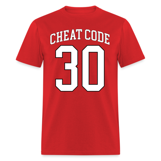 The Cheat Code Tee - red