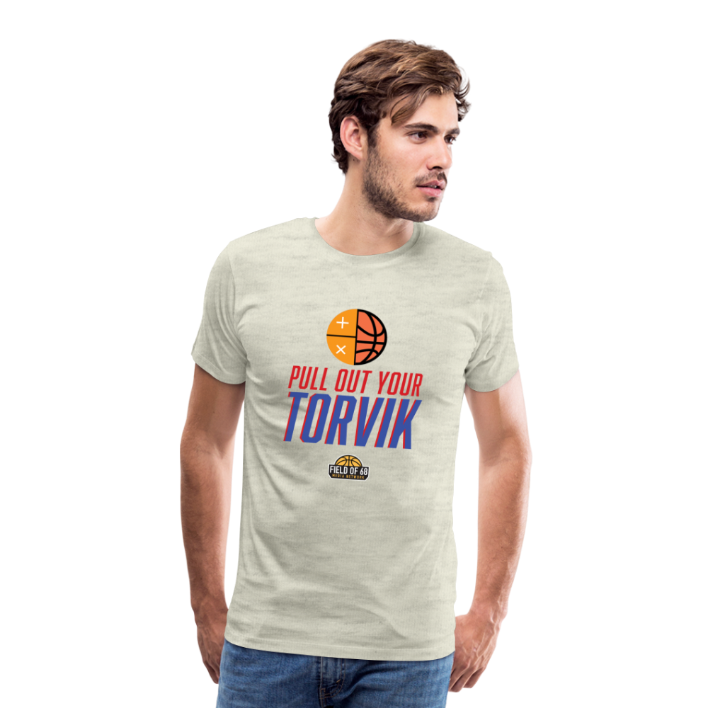 Men's Premium T-Shirt - heather oatmeal