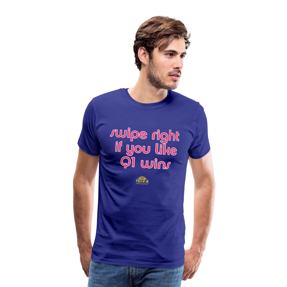 Quadrants Tee - royal blue