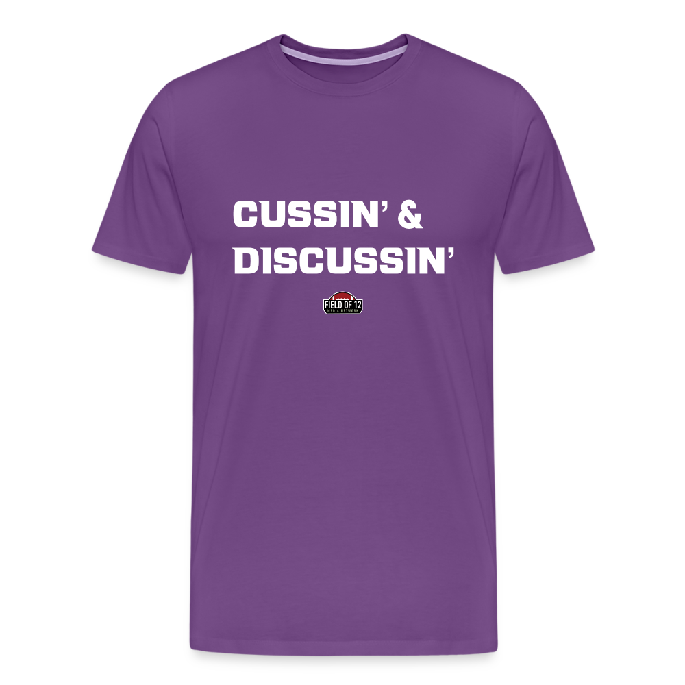 Cussin Tee - purple