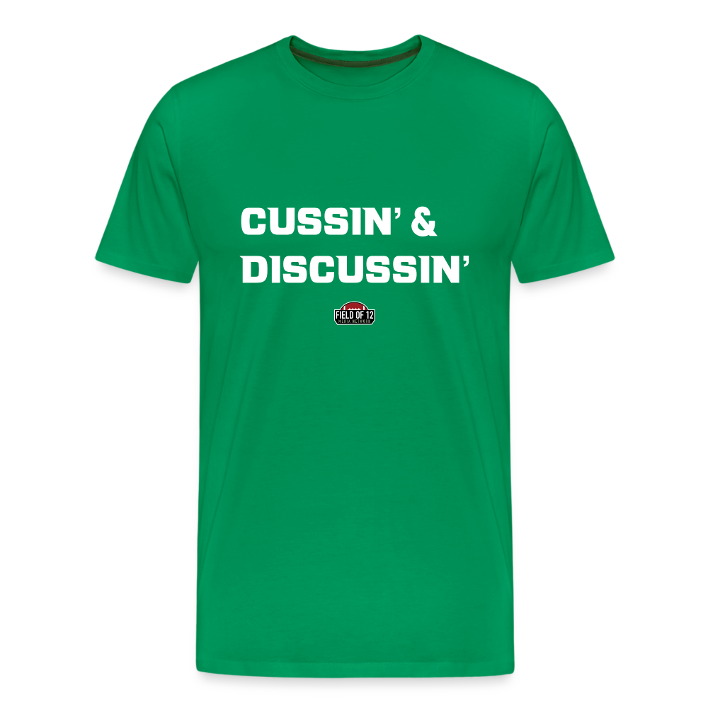 Cussin Tee - kelly green