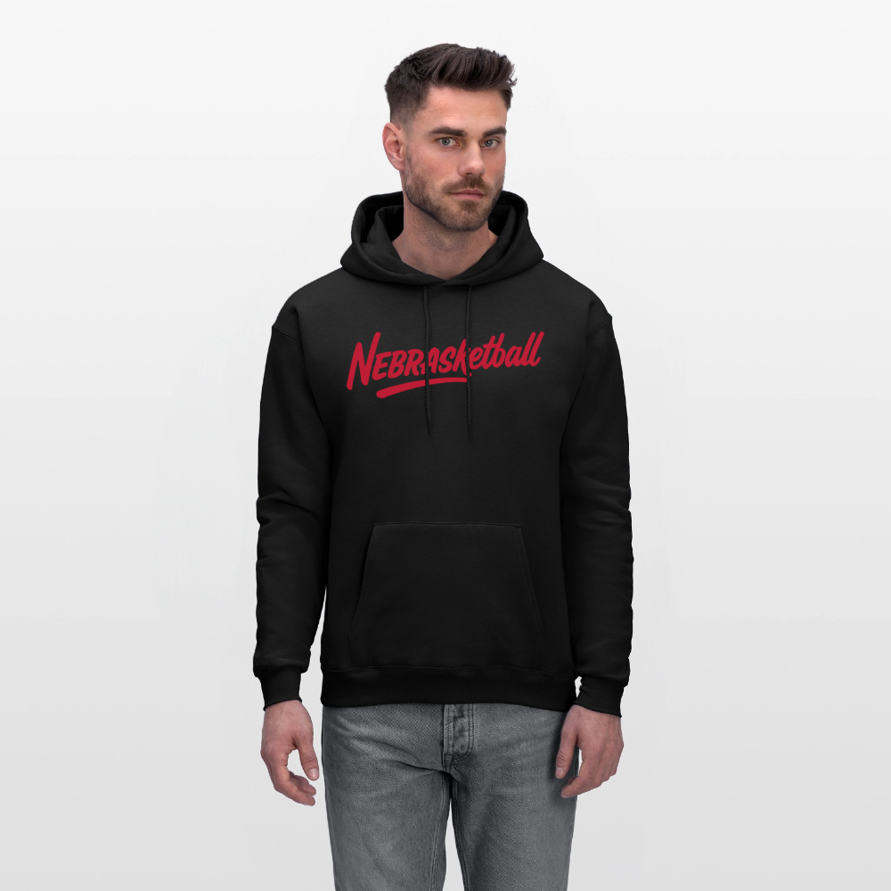 Nebrasketball Men's Hoodie - black
