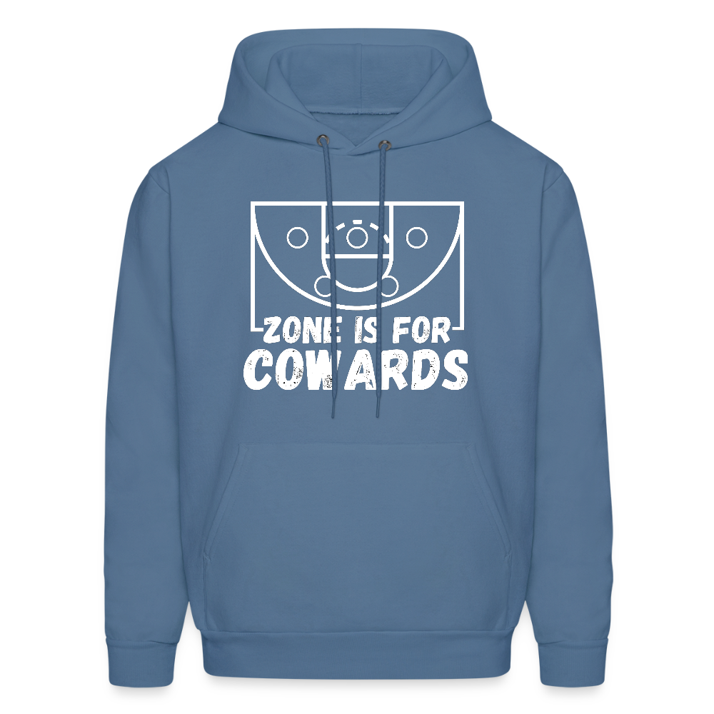 Zone is for Cowards Hoodie - denim blue
