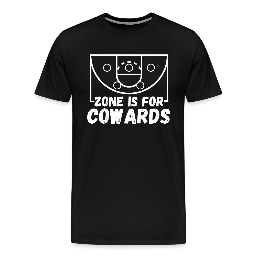 Zone is for Cowards Tee - black
