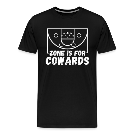 Zone is for Cowards Tee - black