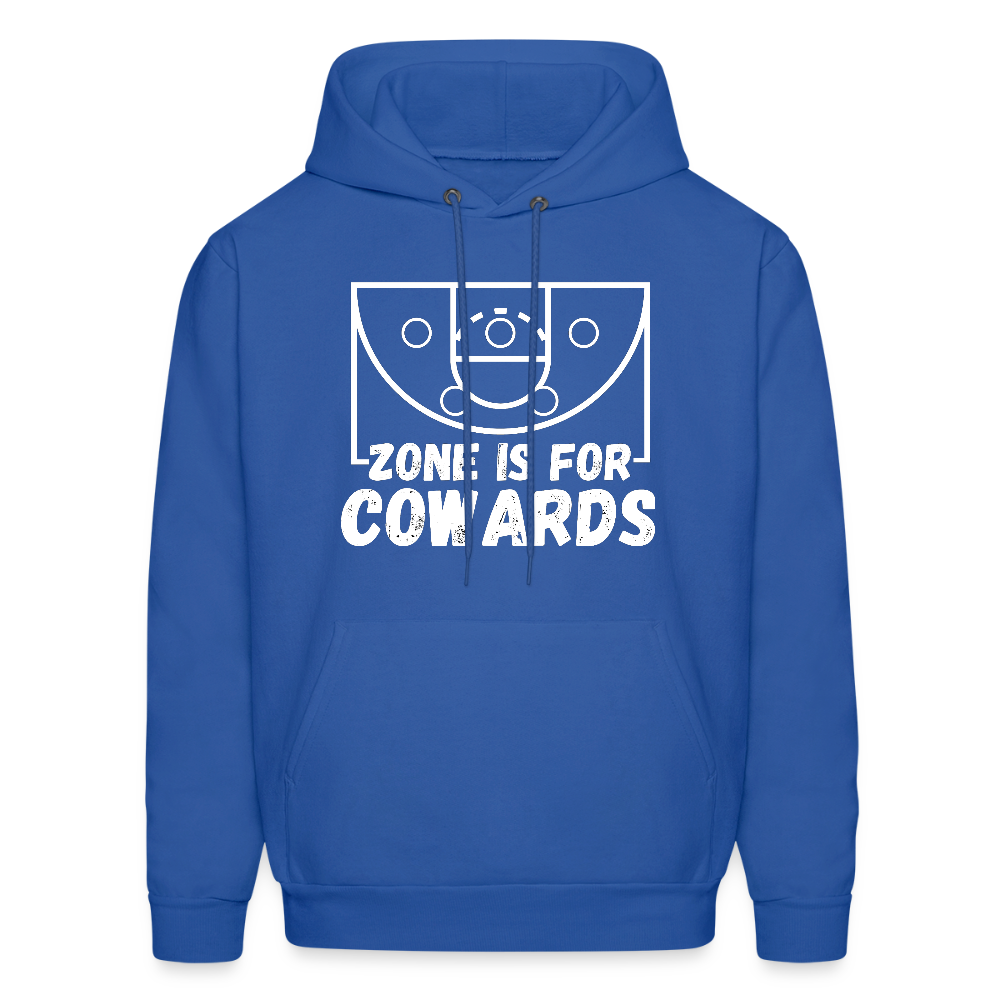 Zone is for Cowards Hoodie - royal blue