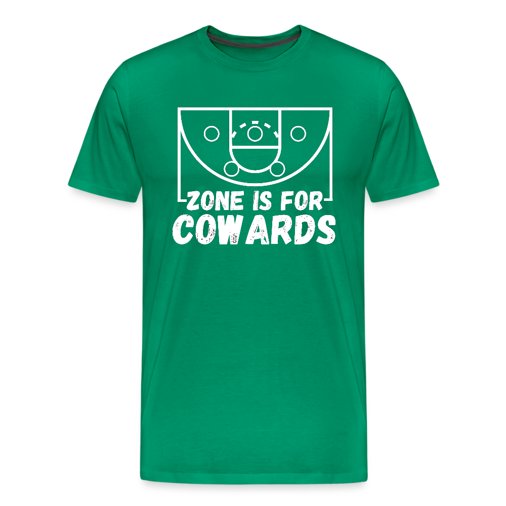 Zone is for Cowards Tee - kelly green