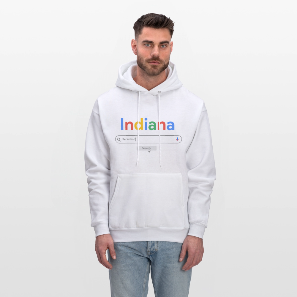 Indiana Perfection Men's Hoodie - white
