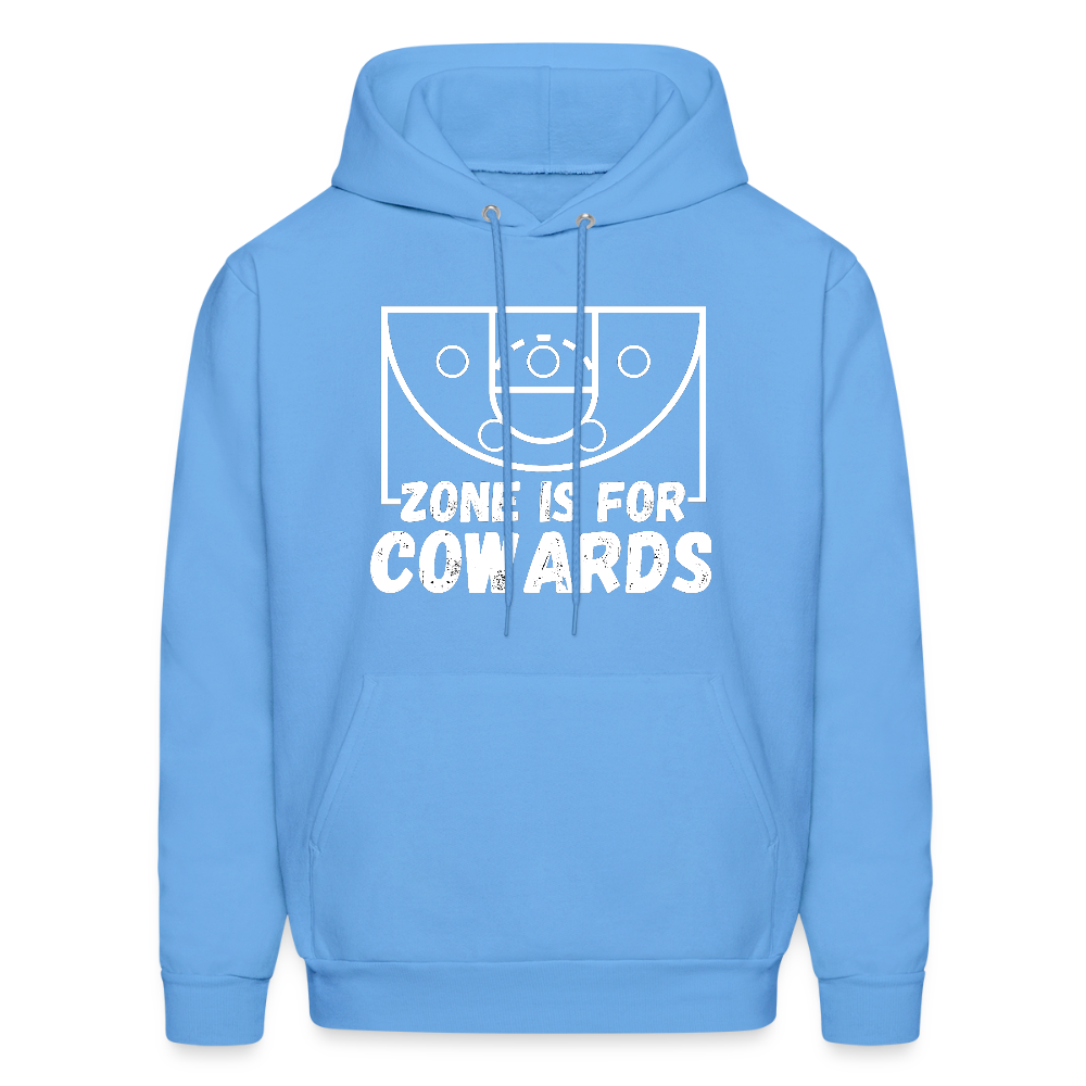 Zone is for Cowards Hoodie - carolina blue