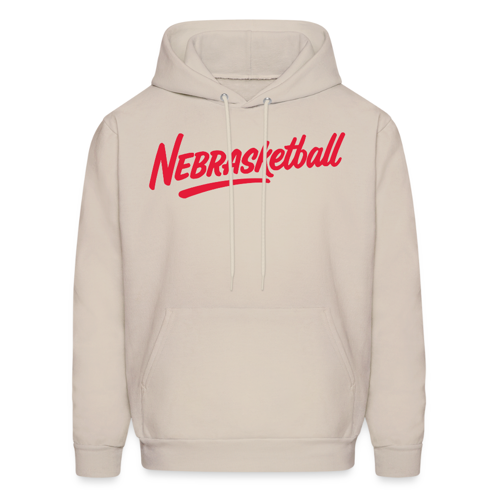 Nebrasketball Men's Hoodie - Sand