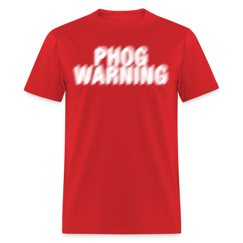 The Phog Warning Tee - red