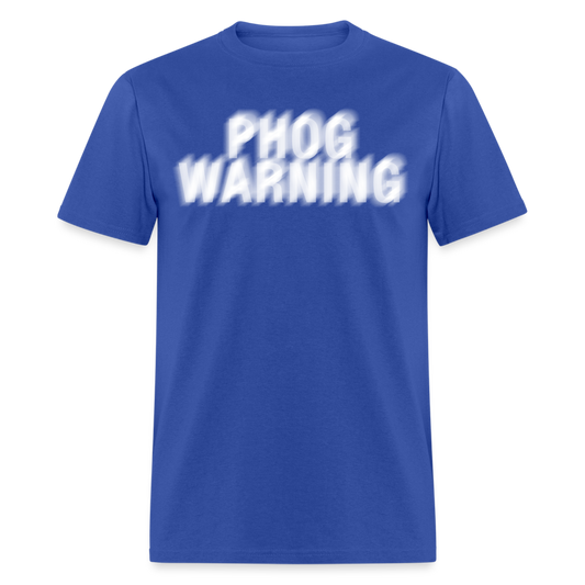 The Phog Warning Tee - royal blue