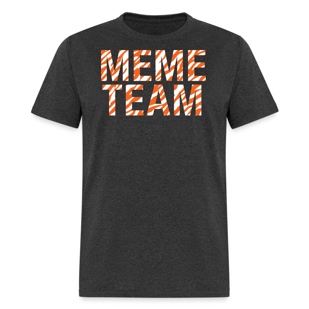 The Meme Team Tee - heather black
