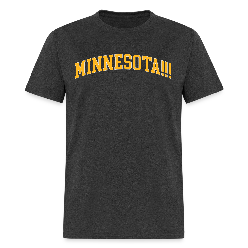 The Minnesota!!! Tee - heather black