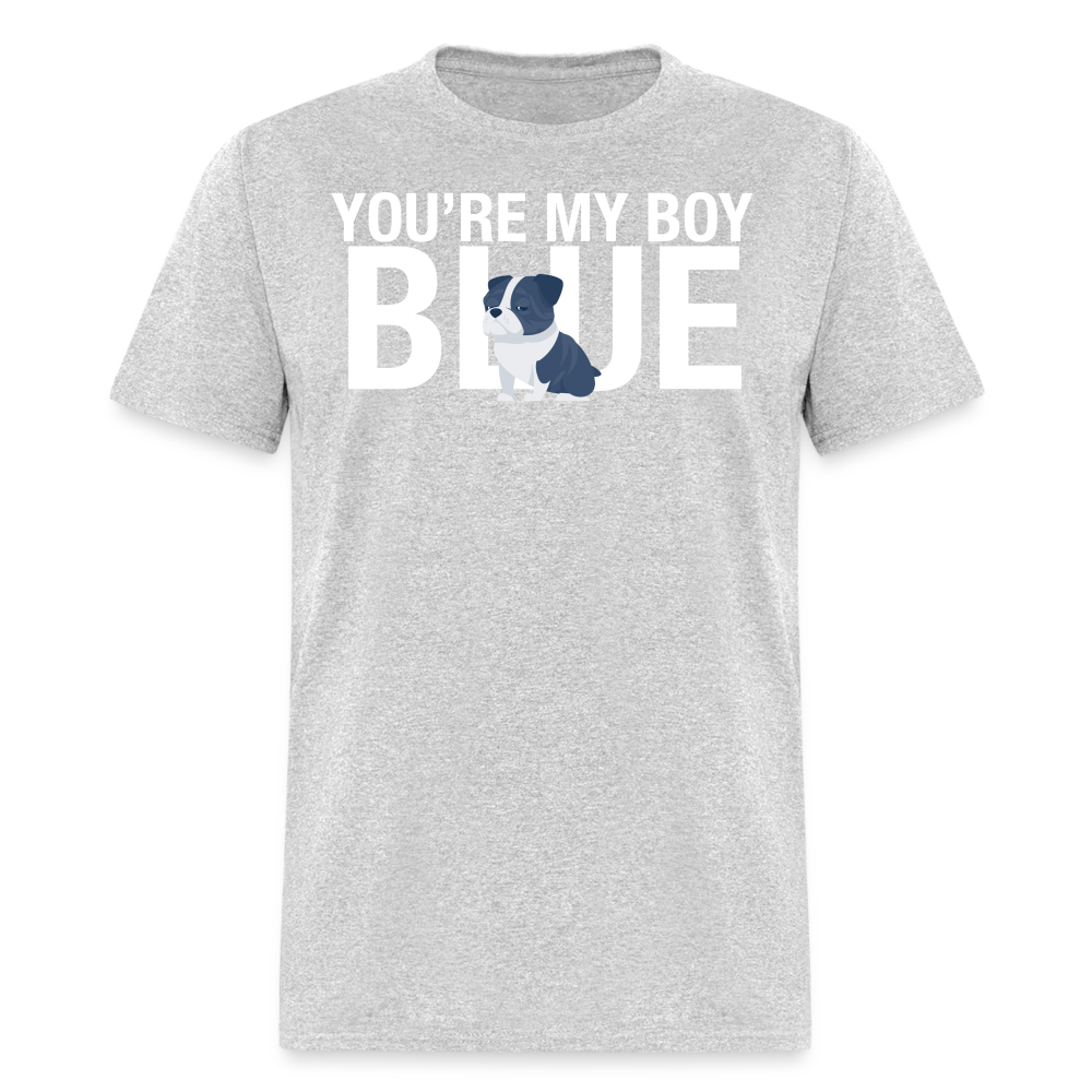 The You're My Boy Blue Tee - heather gray
