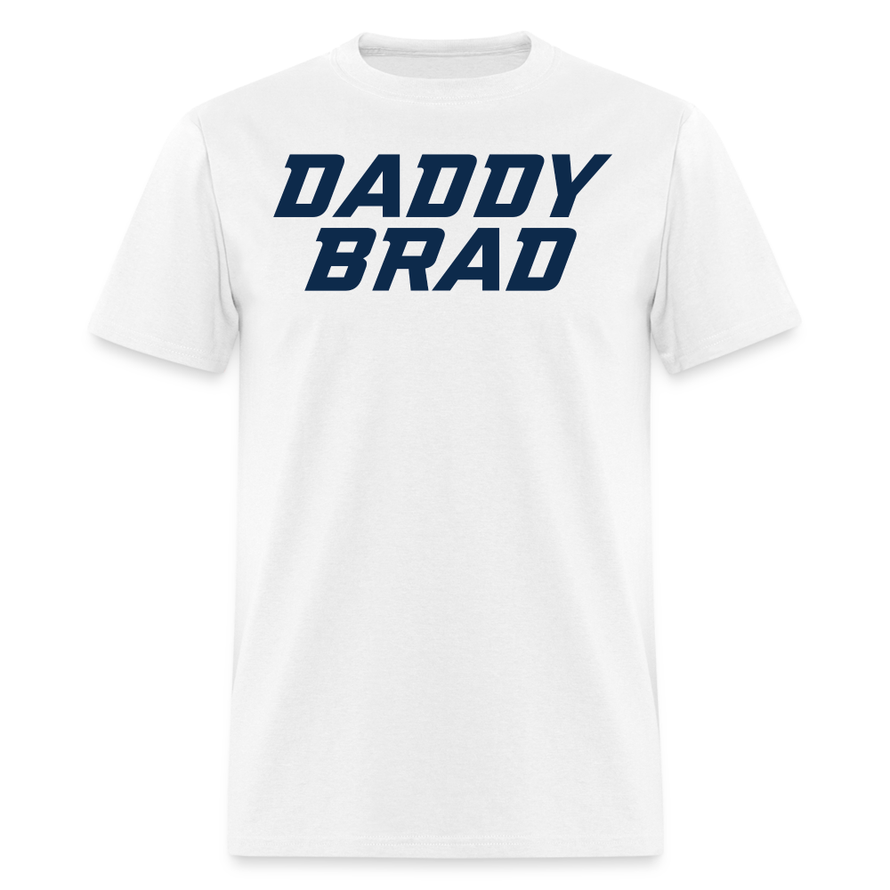 The Daddy Brad Tee - white