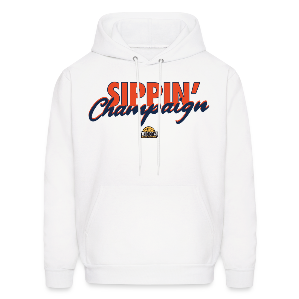 The Sippin' Champaign Hoodie - white