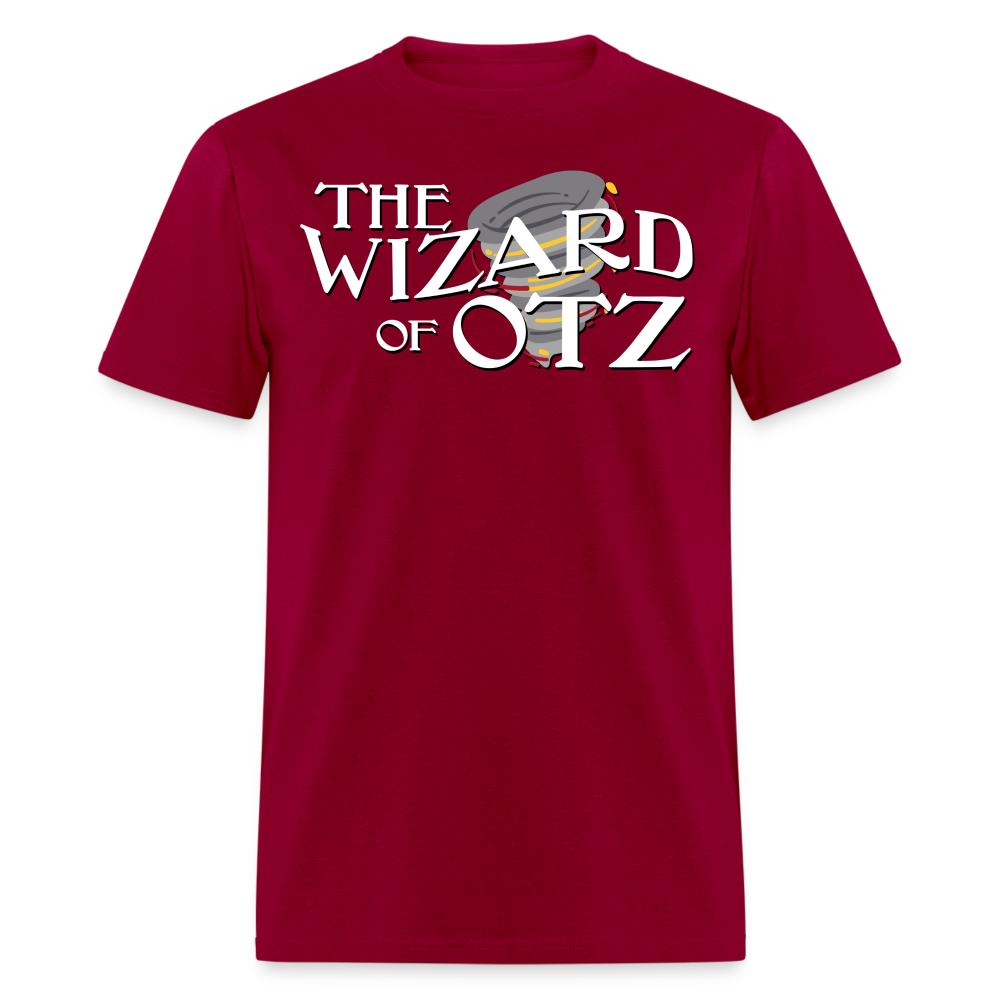 The Wizard of Otz Tee - dark red
