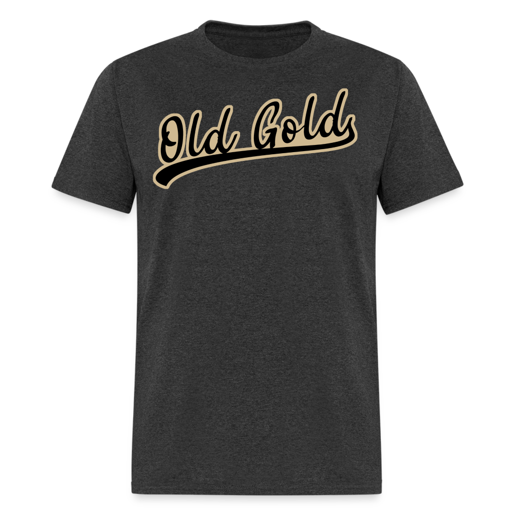 The Old Gold Tee - heather black