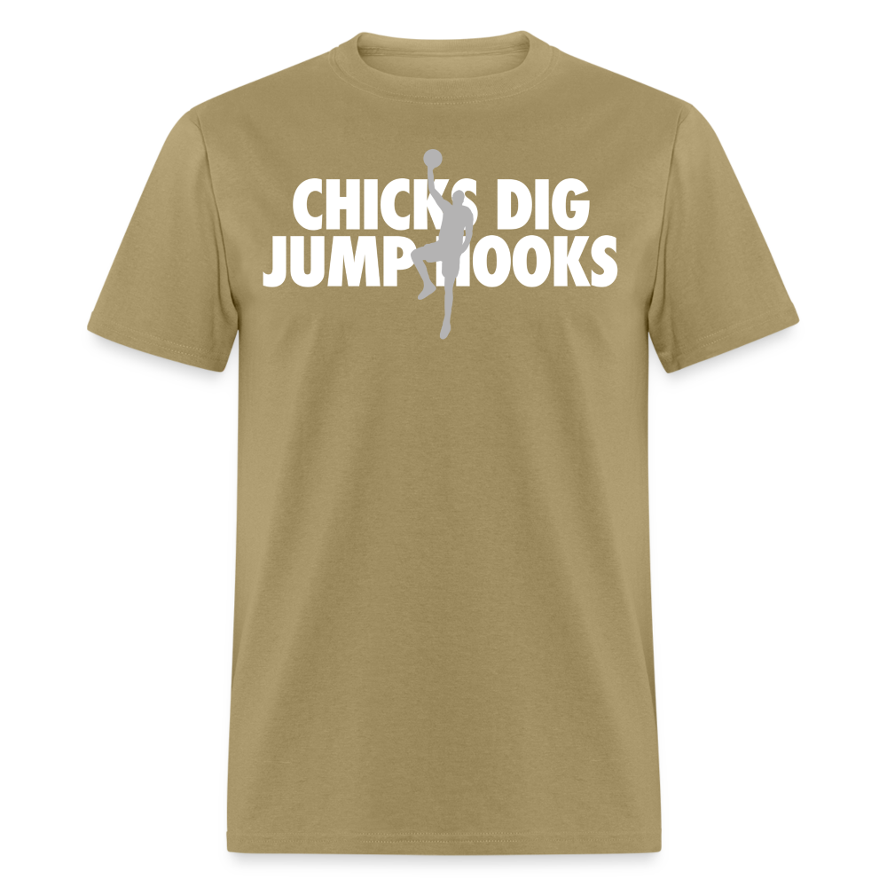 The Chicks Dig Jump Hooks Tee - khaki