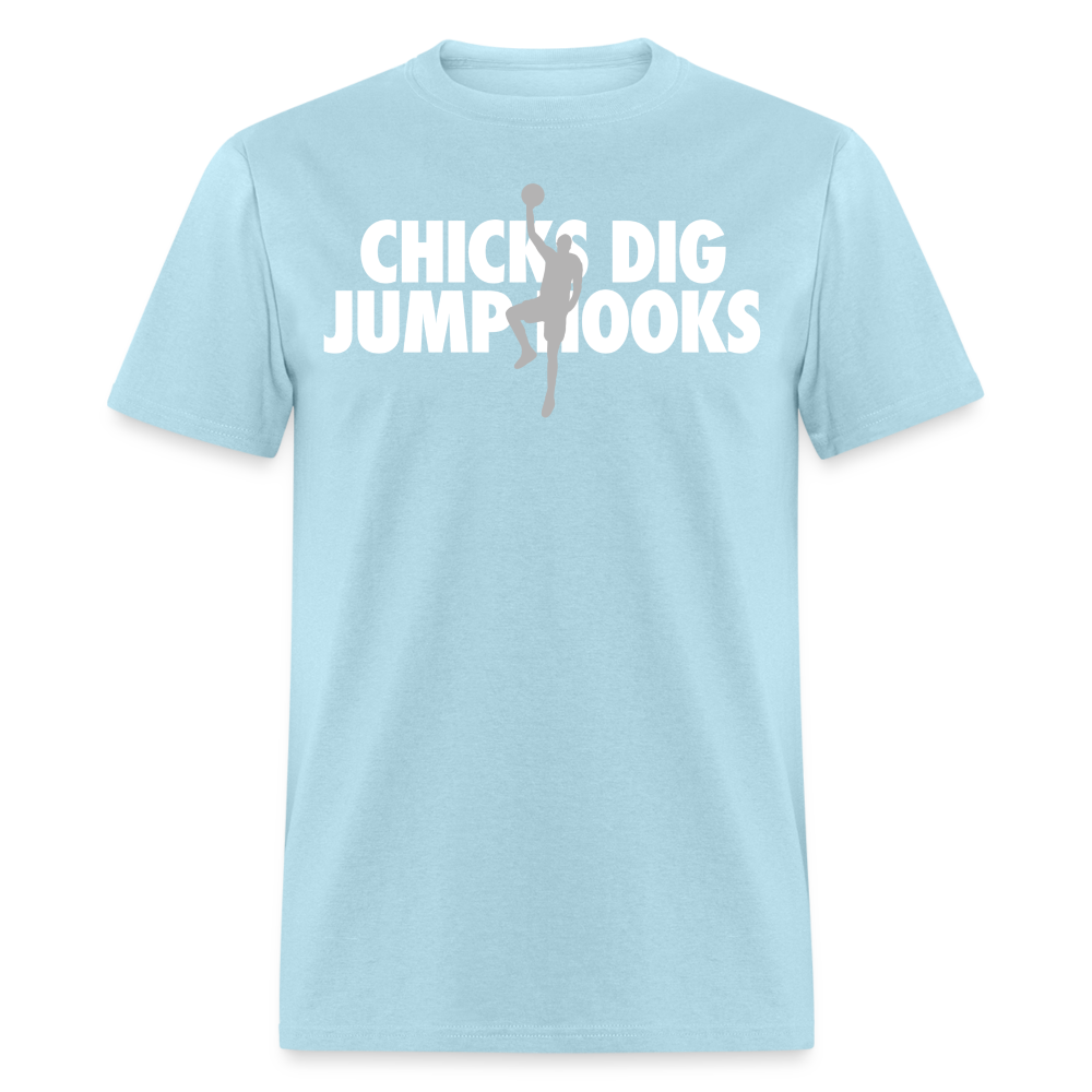 The Chicks Dig Jump Hooks Tee - powder blue