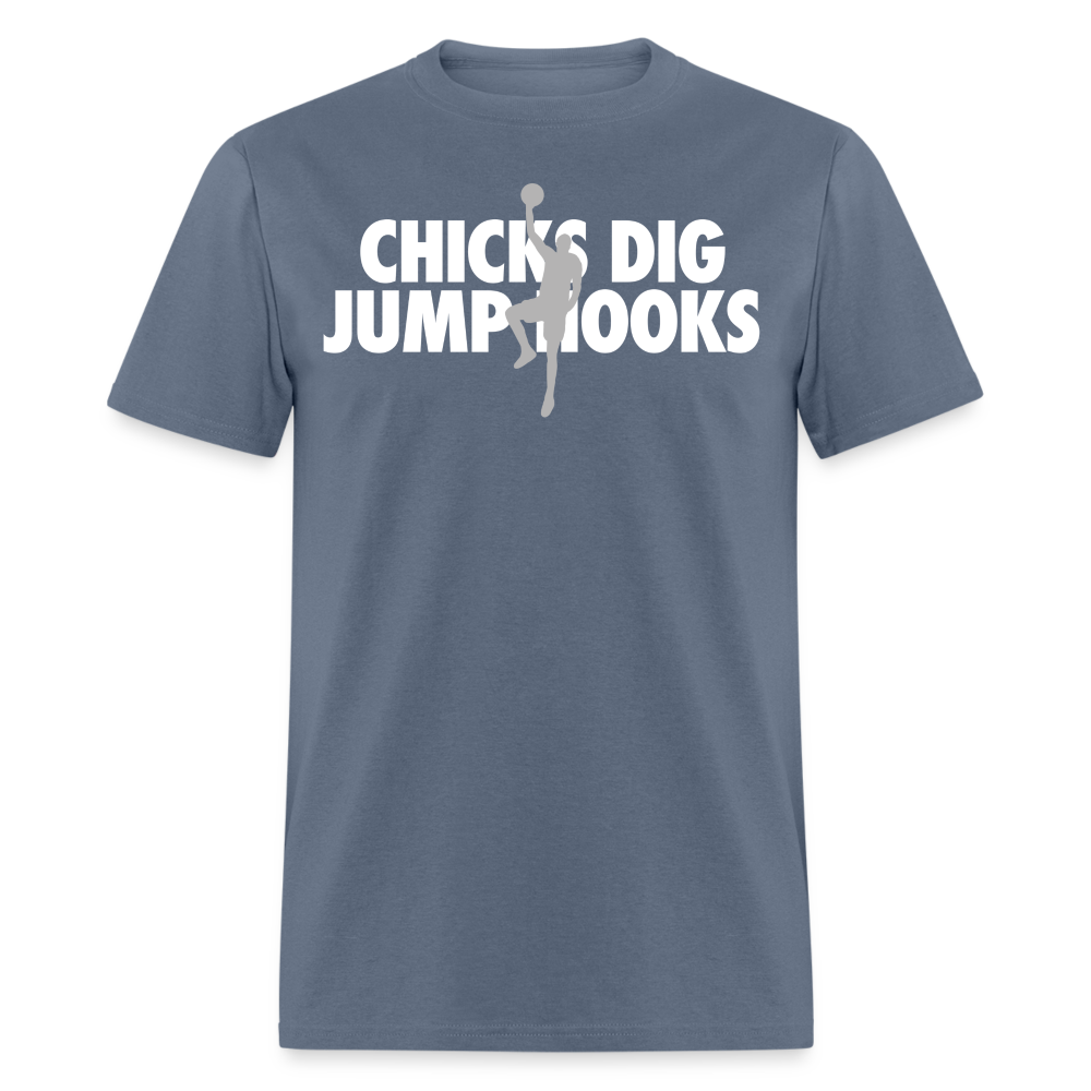 The Chicks Dig Jump Hooks Tee - denim