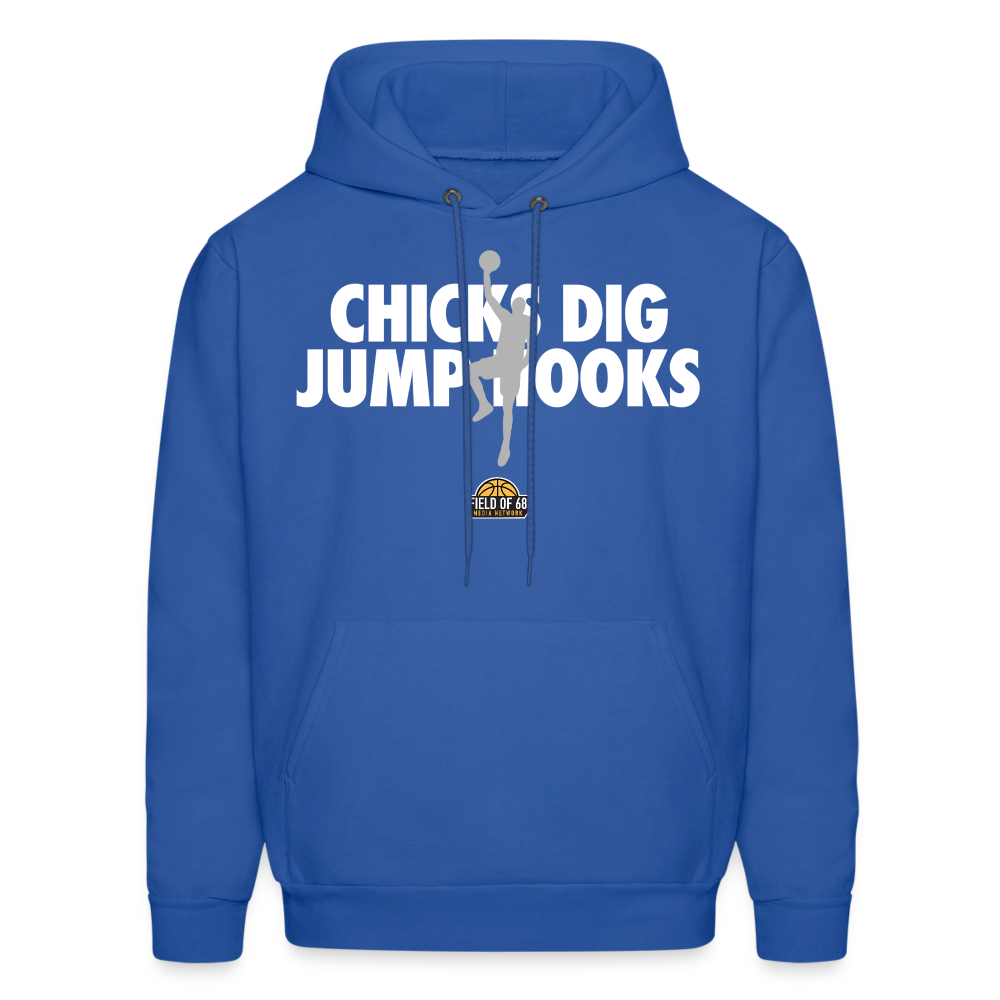 The Chicks Dig Jump Hooks Hoodie - royal blue