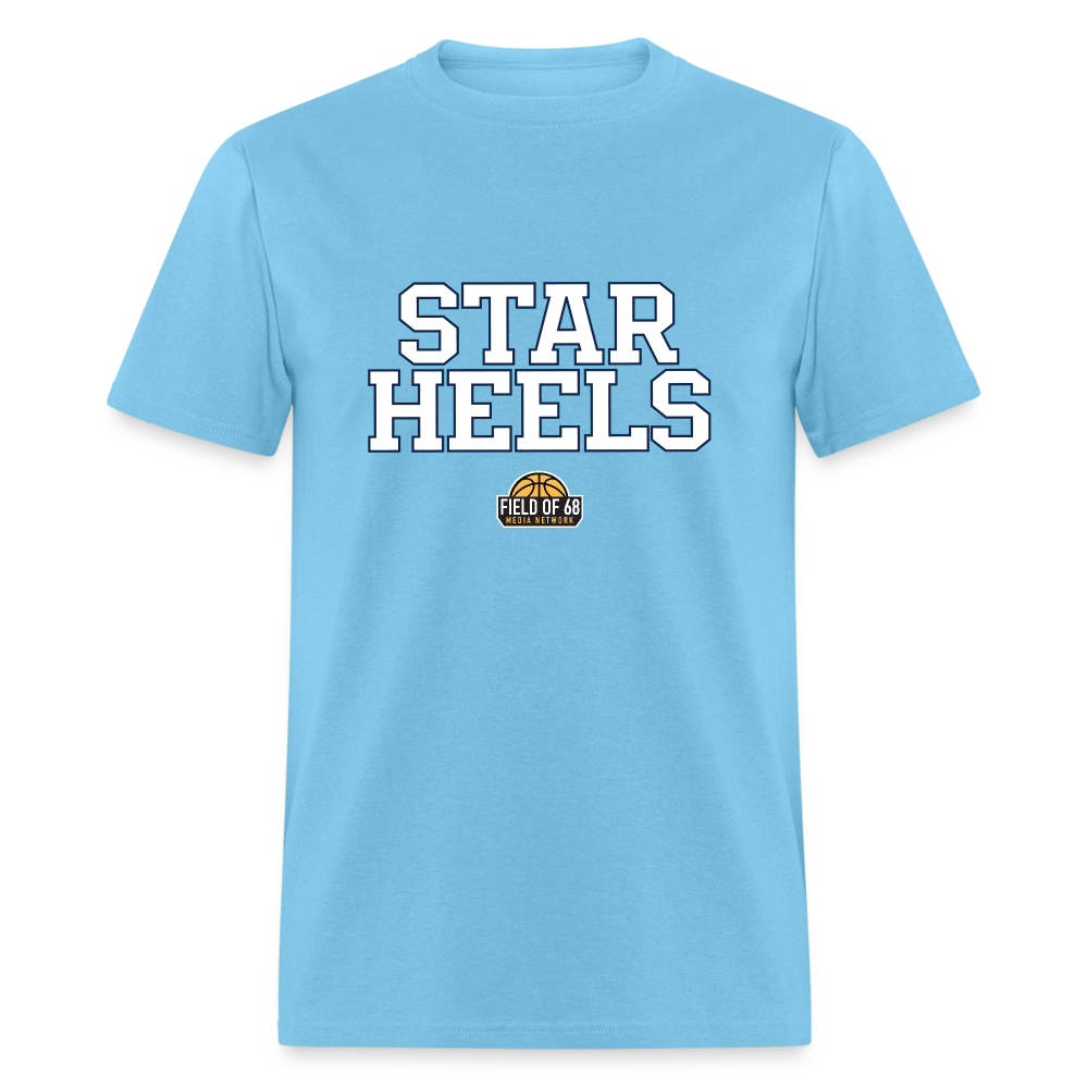 "Star Heels" Tee - aquatic blue