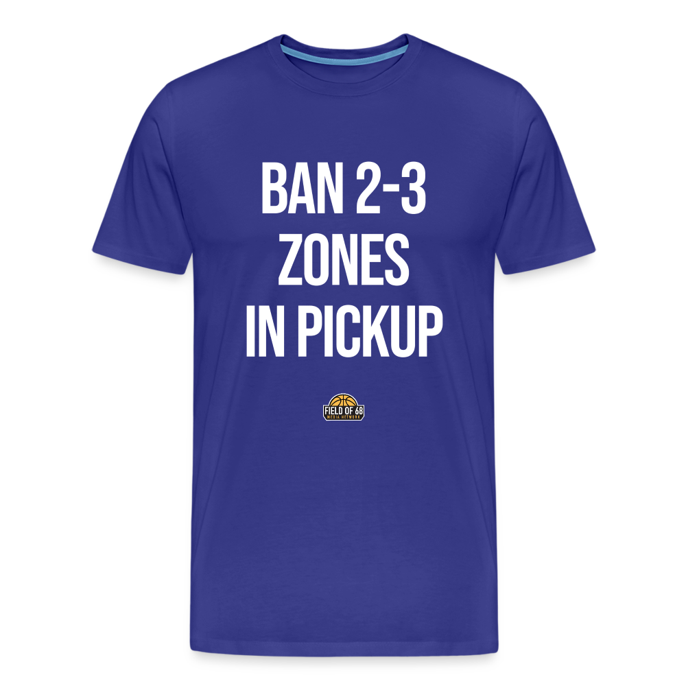 Ban Zones Tee - royal blue