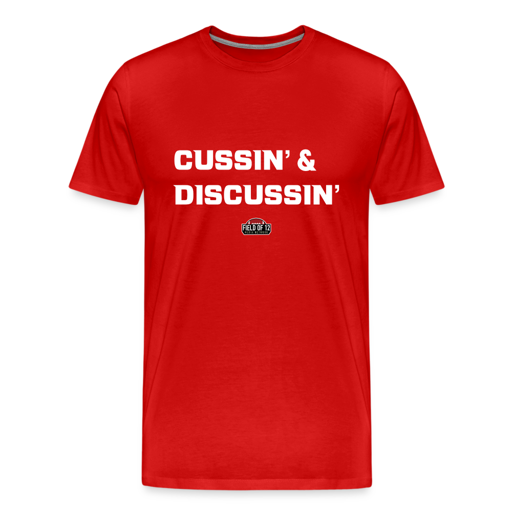 Cussin Tee - red